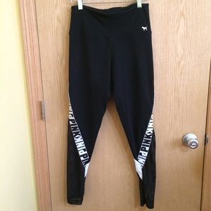 PINK Victoria’s Secret Ankle Mesh Yoga Leggings